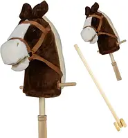 Hobby Horse Кінь на палиці зі звуком дерев'яна комплект 95 см Madej 001783