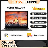 ★CHUWI GemiBook X Pro N100 14\" 8GB/256GB Ноутбук Chuwi GemiBook X Pro 14 Intel N100 8/256Gb (Grey) ᐈ