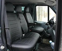 Чехлы на сиденья Ниссан Примастар Ван (Nissan Primastar Van)1+2(универсальные,кожзам,с отдельным )