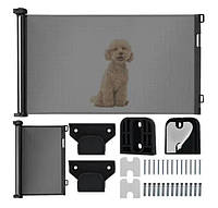 Захисні ворота для дітей у дверний отвір Ruhhy 19380 86-160 см. BLACK