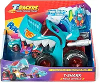 T-racers Wheels T-shark Vehicle з фігуркою набір Mega (t-shark). Magicbox 8431618018040