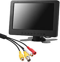 Автомобільний 7-дюймовий TFT монітор Екран 16:9 1024х600 BNC AV VCD DVD
