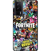 Силіконовий чохол бампер для Xiaomi Poco F5 Pro з картинкою Fortnite Фортнайт