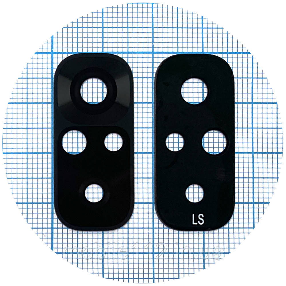 Скло камери Xiaomi Redmi Note 10, Redmi Note 10S, Poco M5s (чорне), фото 1