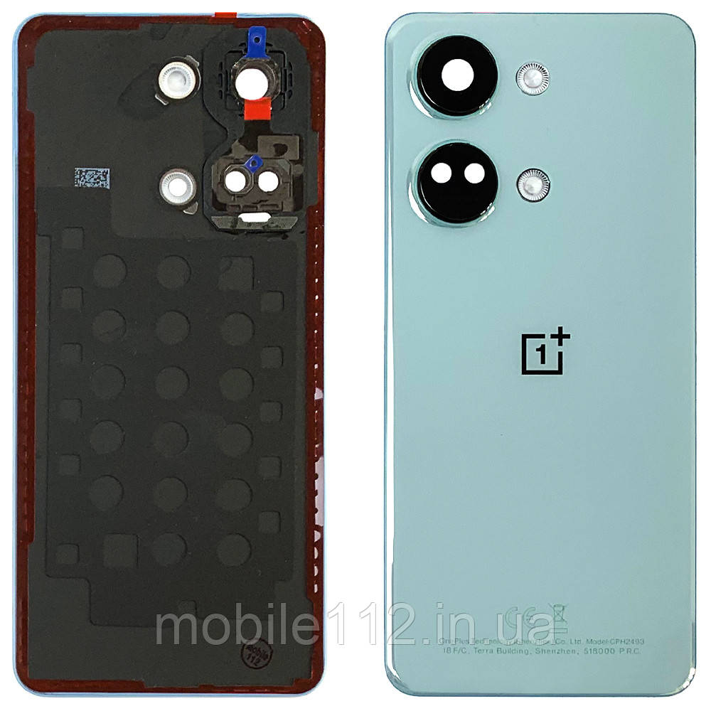 Задня кришка OnePlus Nord 3 CPH2491 зелена оригінал 100% зі склом камери, фото 1