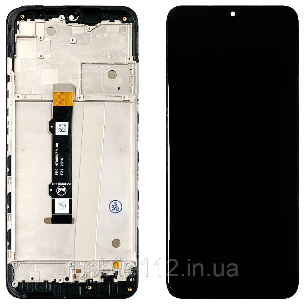 Екран (дисплей) Motorola Moto G50 XT2137 з тачскріном з рамкою