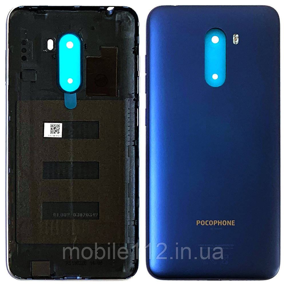 Задня кришка Xiaomi Pocophone F1 M1805E10A (синя Original New)