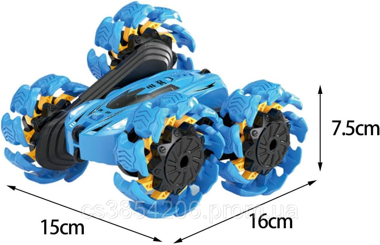 Детская машинка перевертыш 360 на пульте управления, вездеход трюковый для игр на улице и в помещении tsi - фото 10 - id-p2124810294