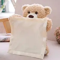 М'яка інтерактивна іграшка для дітей ведмедик Пікабу, музичний плюшевий ведмідь для ігор у хованки коричневий tsi