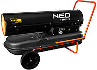 Neo Tools Теплова гармата дизель/гас, 50 кВт, 1100м3/год, прямого нагріву, бак 50л, витрата 4.7л/год, IPX4,