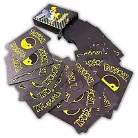 Колекційна колода карт Pokemon 55 карт чорне видання блискуча
