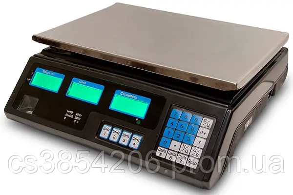Весы магазинные электронные Rainberg RB-302 для взешивания товаров до 50 кг со встроенным аккумулятором tsi - фото 8 - id-p2124810322