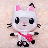 Набір з 2 шт. М'яка іграшка "кішечка в доміку габі кіциуш пандаш" 28 см Xl плюшева забавка, фото 4