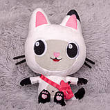 Набір з 2 шт. М'яка іграшка "кішечка в доміку габі кіциуш пандаш" 28 см Xl плюшева забавка, фото 9