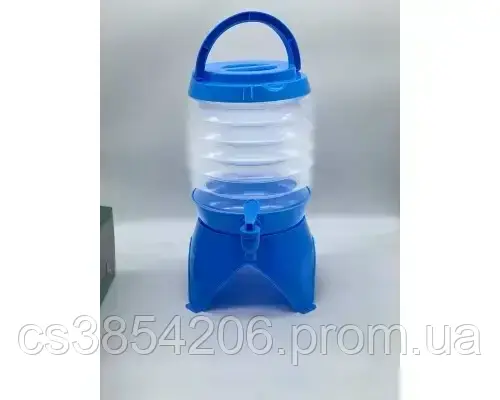 Полиэтиленовая вертикальная емкость для воды, канистра складная 3,5 литра, миниатюрная бочка для вина tsi - фото 8 - id-p2124811925