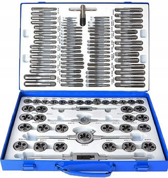 Набір плашок та мітчиків 110 од. Mastiff MF68810