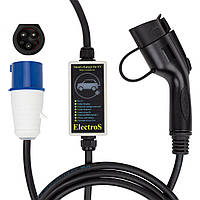 Зарядка для электромобиля 7.4 кВт 32A 1-фаза Type 1 (американское авто) WI-FI ElectroS ( ) 7T1WIFI-ElectroS