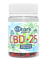 Канабідіол Stark Pharm CBD 25 мг 30 капсул