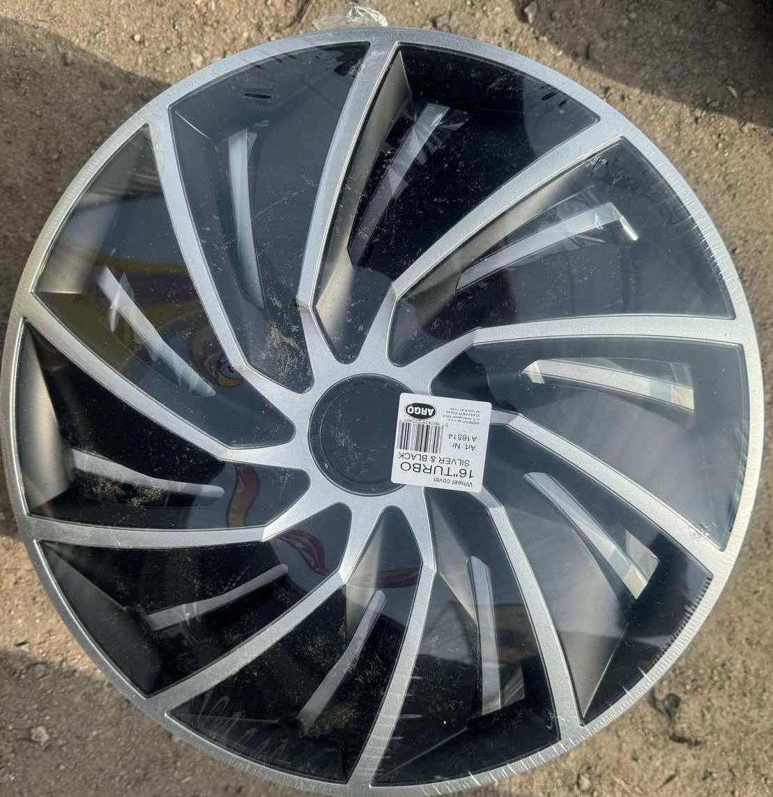 Ковпаки на колеса. Ковпаки колісні ARGO R15 TURBO SILVER&BLACK