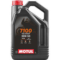 Motul 7100 4T 20W-50 4л (836441/104104) Синтетична моторна олива для 4-тактних двигунів мотоциклів