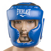 Шлем для бокса Ever, закрытый, Flex, размер S, цвет синий