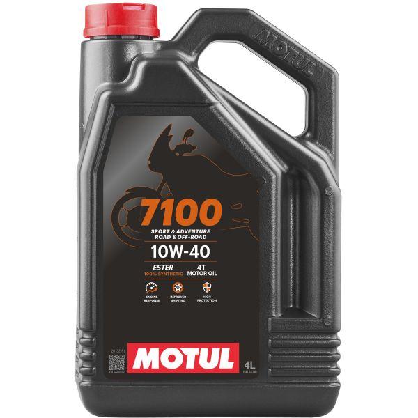 Motul 7100 4T 10W-40 4л (836341/104092) Синтетична моторна олива для 4-тактних двигунів мотоциклів