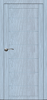 Двери межкомнатные Portalino PL-08 Мессина серебряная ПВХ (со стеклом сатин)