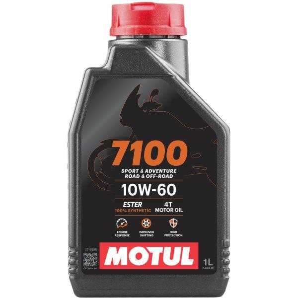 Motul 7100 4T 10W-60 1л (845511/104100) Синтетична моторна олива для 4-тактних двигунів мотоциклів