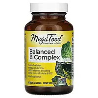 Збалансований комплекс вітамінів В, Balanced B Complex, MegaFood, 60 таблеток