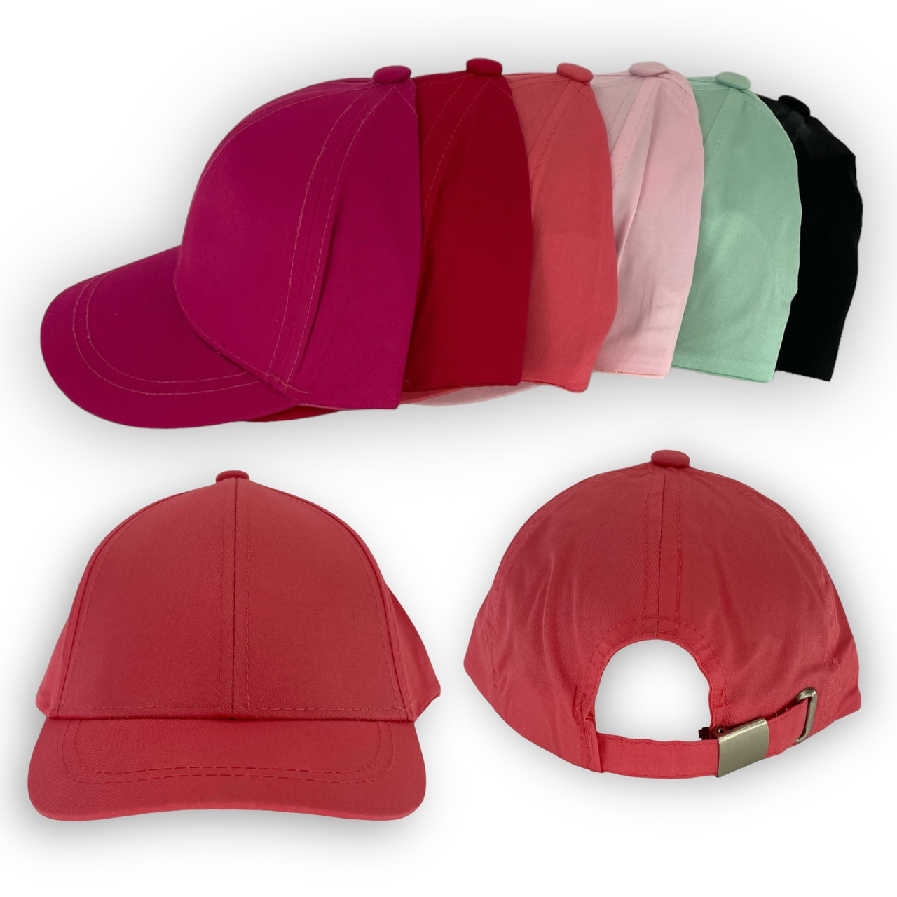 ОПТ Дитяча кепка для дівчинки, 50 р. (5 шт./паковання), фото 1