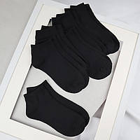 Шкарпетки жіночі 12 пар бавовняні чорні розмір 36-39