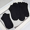 Шкарпетки жіночі 12 пар бавовняні чорні розмір 36-39, фото 7