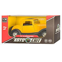 Детская металлическая машинка Ford АвтоСвіт AS-2033 масштаб 1:36 (Желтый)
