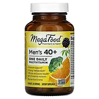 Мультивитамины Для Мужчин 40+, Men s One Daily, MegaFood, 60 Таблеток