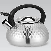 Чайник с высококачественной нержавеющей стали Maestro MR-1309-BLACK (3 л)