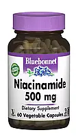 Ниацинамид (B3) 500мг, Bluebonnet Nutrition, 60 вегетарианских капсул