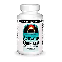 Кверцетин Активированный, Activated Quercetin, Source Naturals, 50 капсул