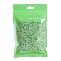 Віск у гранулах Hard Wax Beans (салатовий напівпрозорий) 100 г