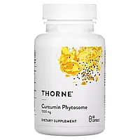Фитосомы Куркумина, 1000 мг, Curcumin Phytosome, Thorne Research, 60 капсул