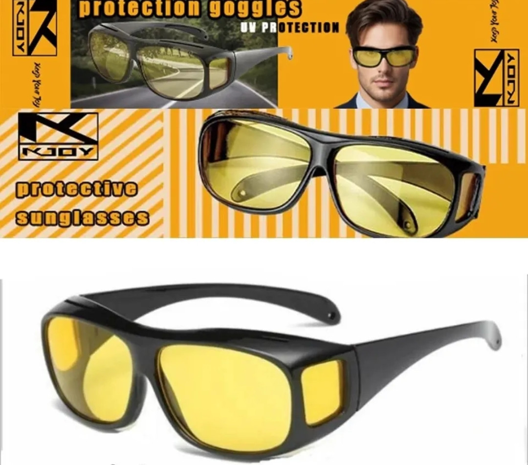 Сонцезахисні прямокутні стильні окуляри для водіїв Трендові Поляризаційні від сонця з жовтими лінзами