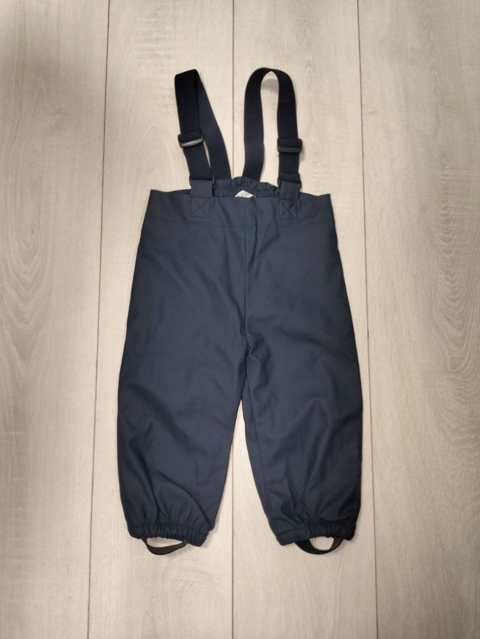 Штани-комбінезон непромокаючі темно-сині Primark 74, 80см, фото 1