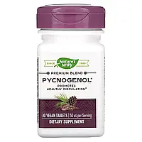 Пикногенол, Экстракт Сосновой Коры, Pycnogenol, Pine Bark Extract, Nature's Way, 50 мг, 30 Таблеток