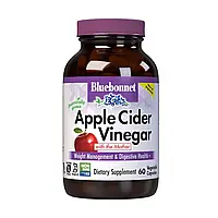 Яблочный уксус, Apple cider vinegar, Bluebonnet Nutrition, 60 вегетарианских капсул