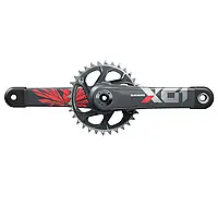 Шатуны SRAM X01 Eagle Boost 148 DUB 12s 165 w Direct Mount 32T X-SYNC 2 Chainring Lunar Oxy Red (DUB