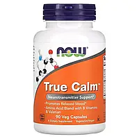 Комплекс Антистресс, Истинное спокойствие, True Calm, Now Foods, 90 вегетарианских капсул