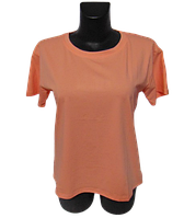 Базова жіноча футболка Metmarch D21 one size персикова