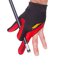 Перчатка для бильярда Predator красная безразмерная на левую руку