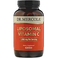 Витамин C в липосомах, 1000 мг, Liposomal Vitamin C, Dr. Mercola, 180 капсул