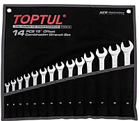 Набор комбинированных ключей 14 шт 8-32 "Hi-Performance", Toptul, GPAX1401