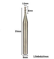 Фреза концевая из быстрорежущей стали SWT D4 6*1,5*6*51 HSS-Al